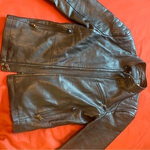 Banana Republic Mens Leather Jacket